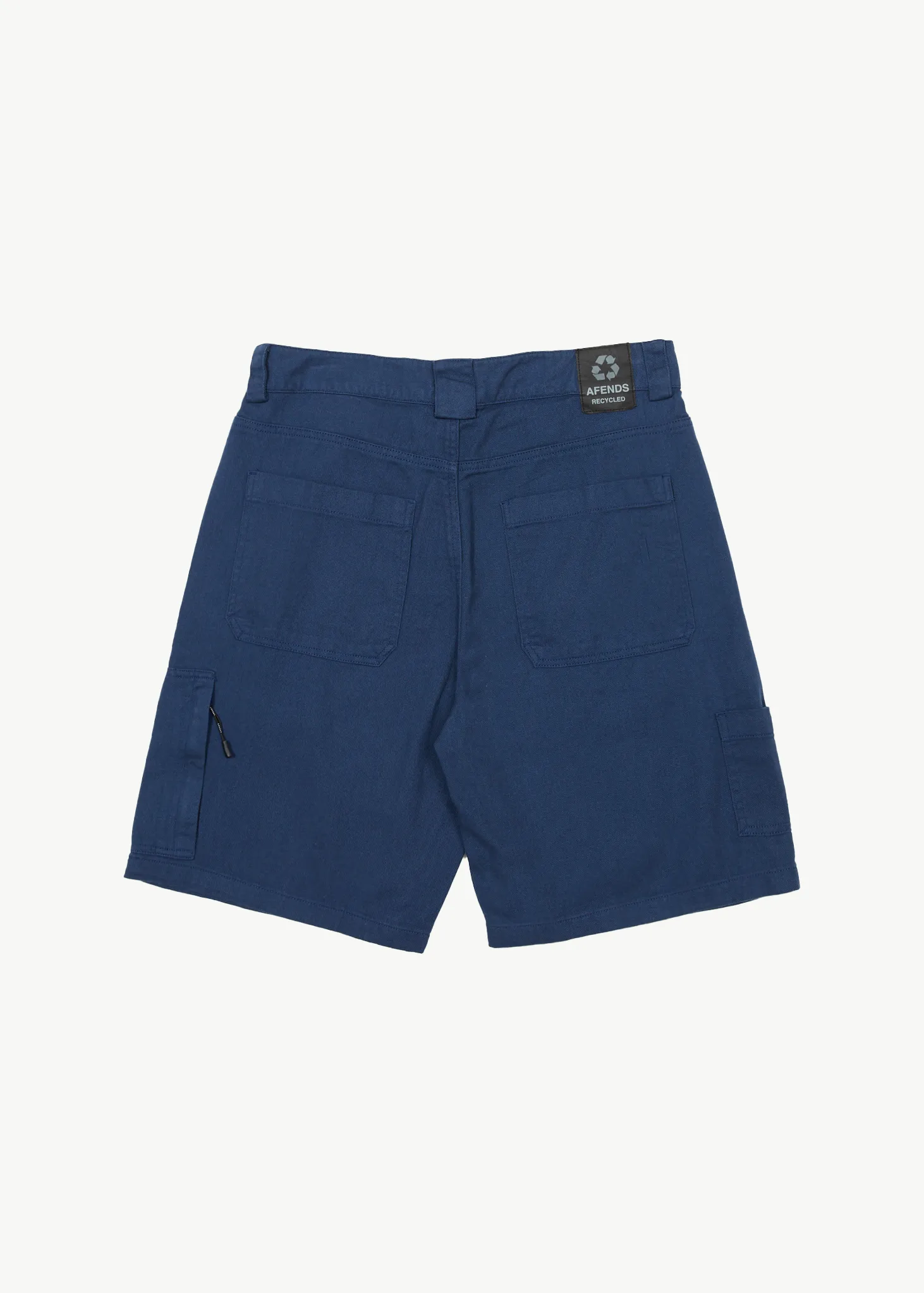 AFENDS Mens Harper - Carpenter Shorts 22" - Navy