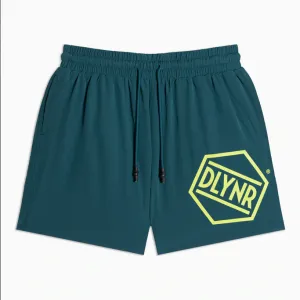 Dolly Noire men's swimsuit with shorts Hexagon Logo ww127-wc-02 green