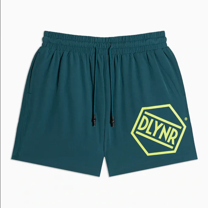 Dolly Noire men's swimsuit with shorts Hexagon Logo ww127-wc-02 green