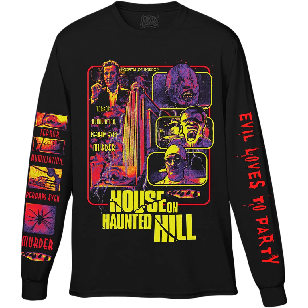 HOUSE ON HAUNTED HILL - LONG SLEEVE SHIRT