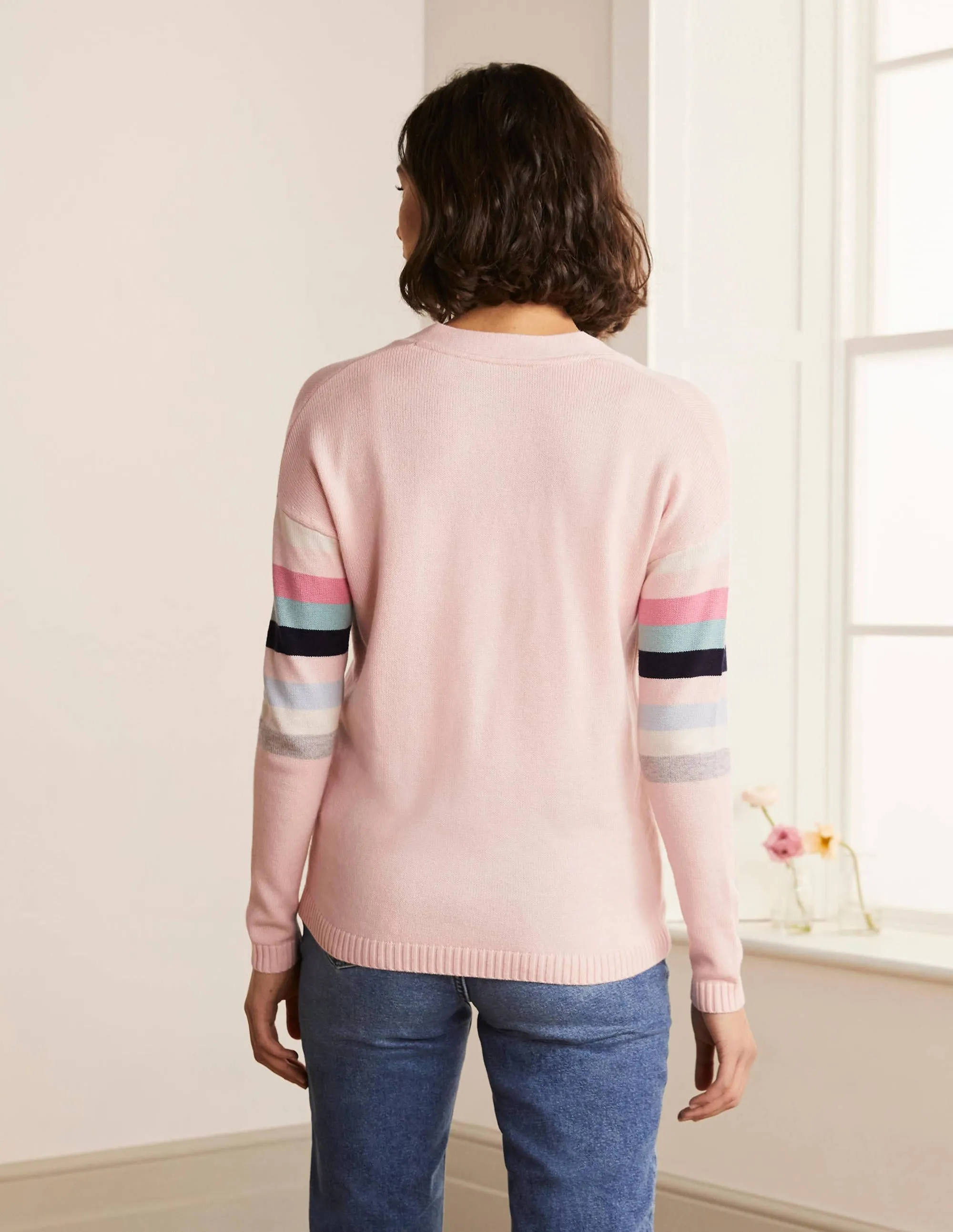Lennox Relaxed Cardigan-Milkshake
