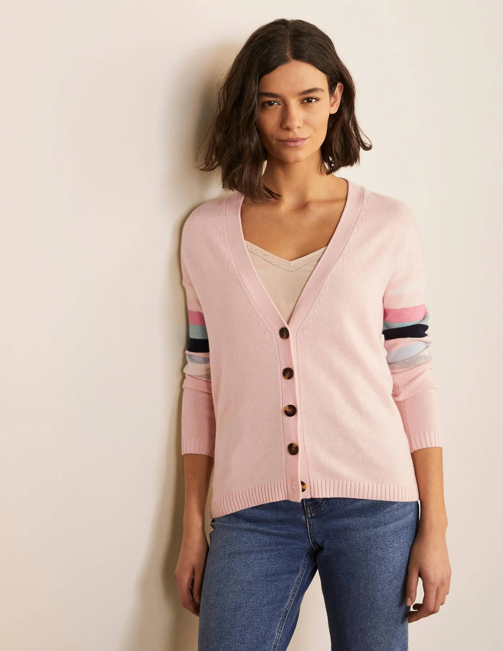 Lennox Relaxed Cardigan-Milkshake