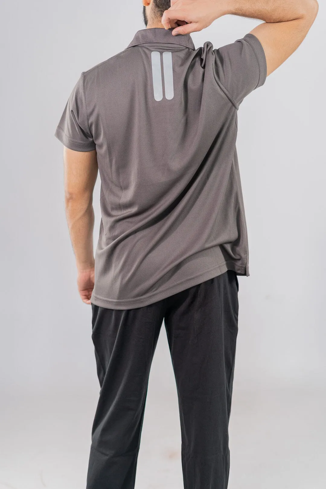 Polo Republica Men's Keep Spirit Printed Activewear Polo Shirt