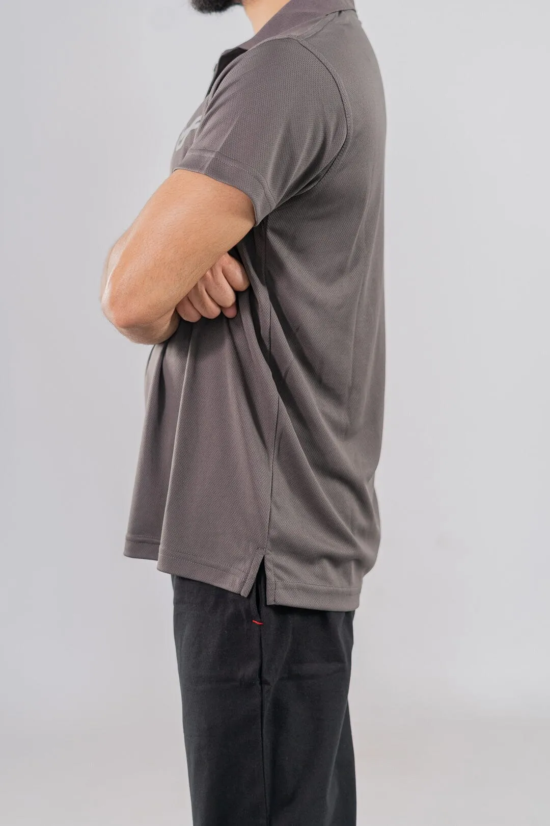 Polo Republica Men's Keep Spirit Printed Activewear Polo Shirt